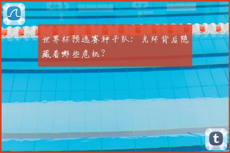 世界杯预选赛种子队：光环背后隐藏着哪些危机？