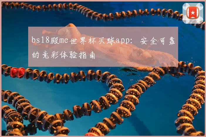 bs18殿me世界杯买球app:安全可靠的竞彩体验指南