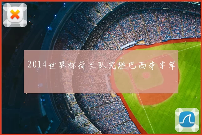 2014世界杯荷兰队完胜巴西夺季军